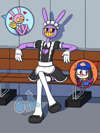 (Fanart) Maid Jax from The Amazing Digital Circus